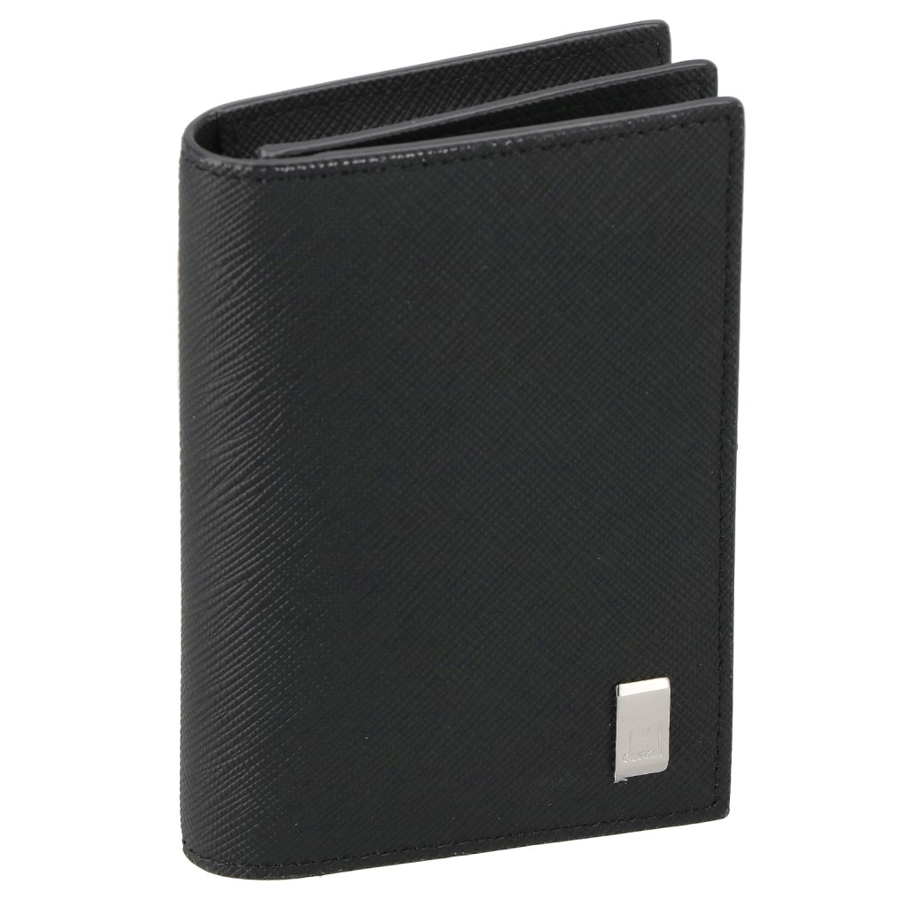dunhill 22R2P11PS001R PLAIN BLACK ダンヒル プレーン ブラック 名刺入 PVC ブラック/シルバー