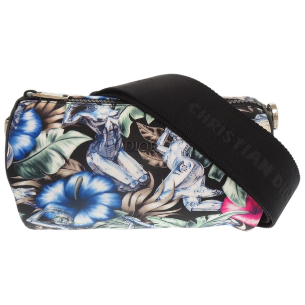 新品同様 ディオール・オム × SORAYAMA 空山基 ローラー ショルダーバッグ ナイロン ブラック 0531【中古】DIOR HOMME メンズ