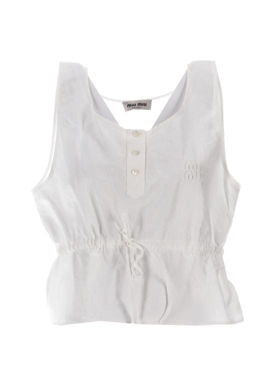 MIU MIU Women Tops MT2165SOOO163M F0009 BIANCO