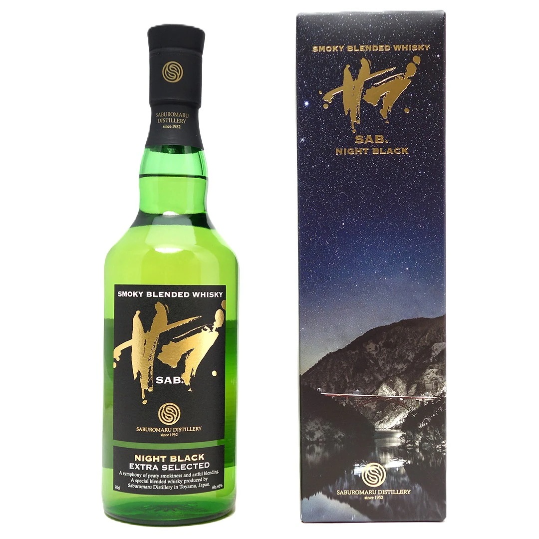サブ ナイト ブラック スモーキー ブレンデッド ウイスキー 三郎丸蒸留所 46度 箱付 700ml ウイスキー ^YASBNBJ0^