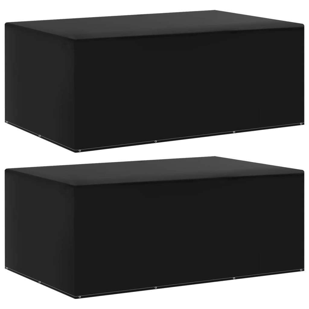 ガーデン家具カバー 2点 7穴 225x143x90 cm