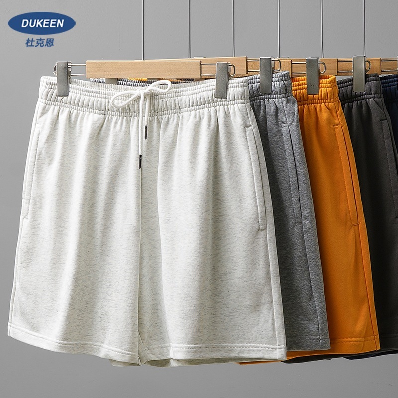 男性用夏用ヘビーウェイトテリーショーツ ランニング用ウエストゴム付ルーズストレートスポーツパンツ ランニング用カジュアルパンツ 5,612円