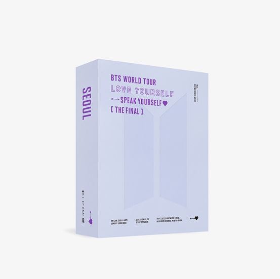 防弾少年団 - BTS WORLD TOUR‘LOVE YOURSELF : SPEAK YOURSELF’ THE FINAL DVD/韓国発送