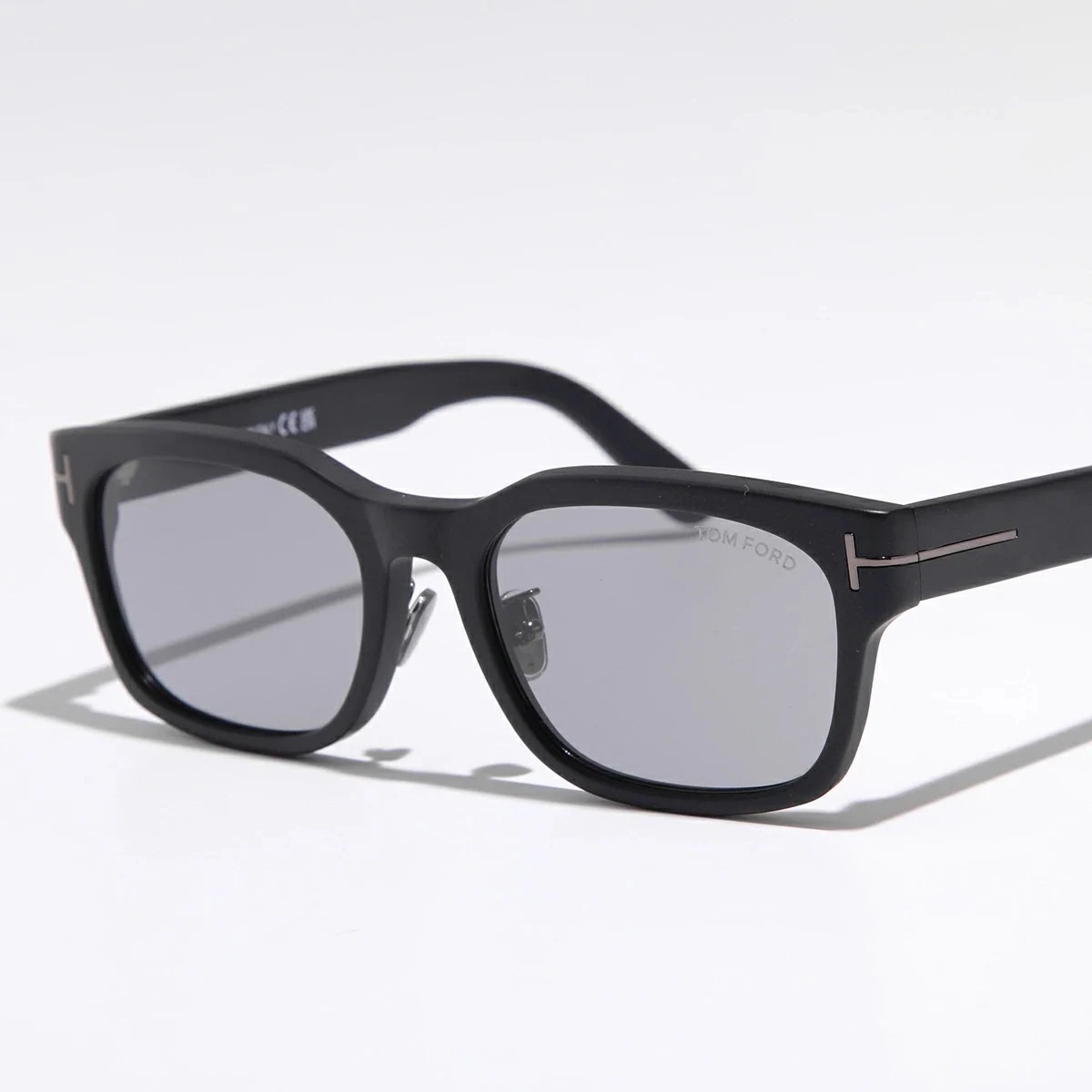 TOM FORD トムフォード サングラス TF1232-D-N FT1232-D-N メンズ レディース スクエア型 クリングスタイプ マット フルリム セルフレーム Tロゴ