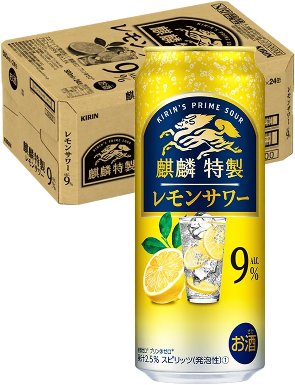 【送料無料】キリン 麒麟特製 レモンサワー 9％ 500ml×1ケース/24本 4,724円