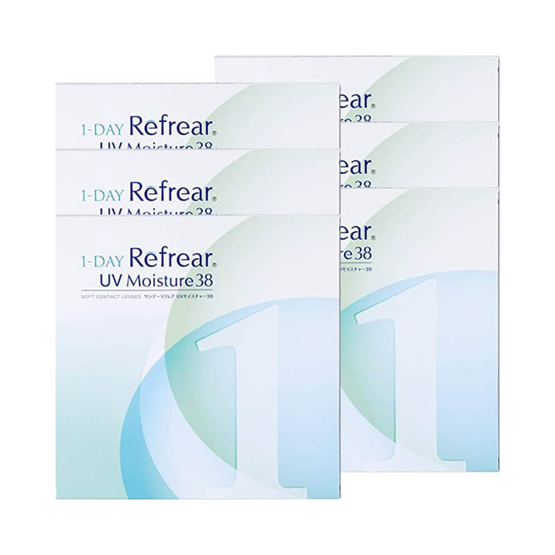 30枚入 [ 6箱 ] ワンデー リフレア UV モイスチャー 38