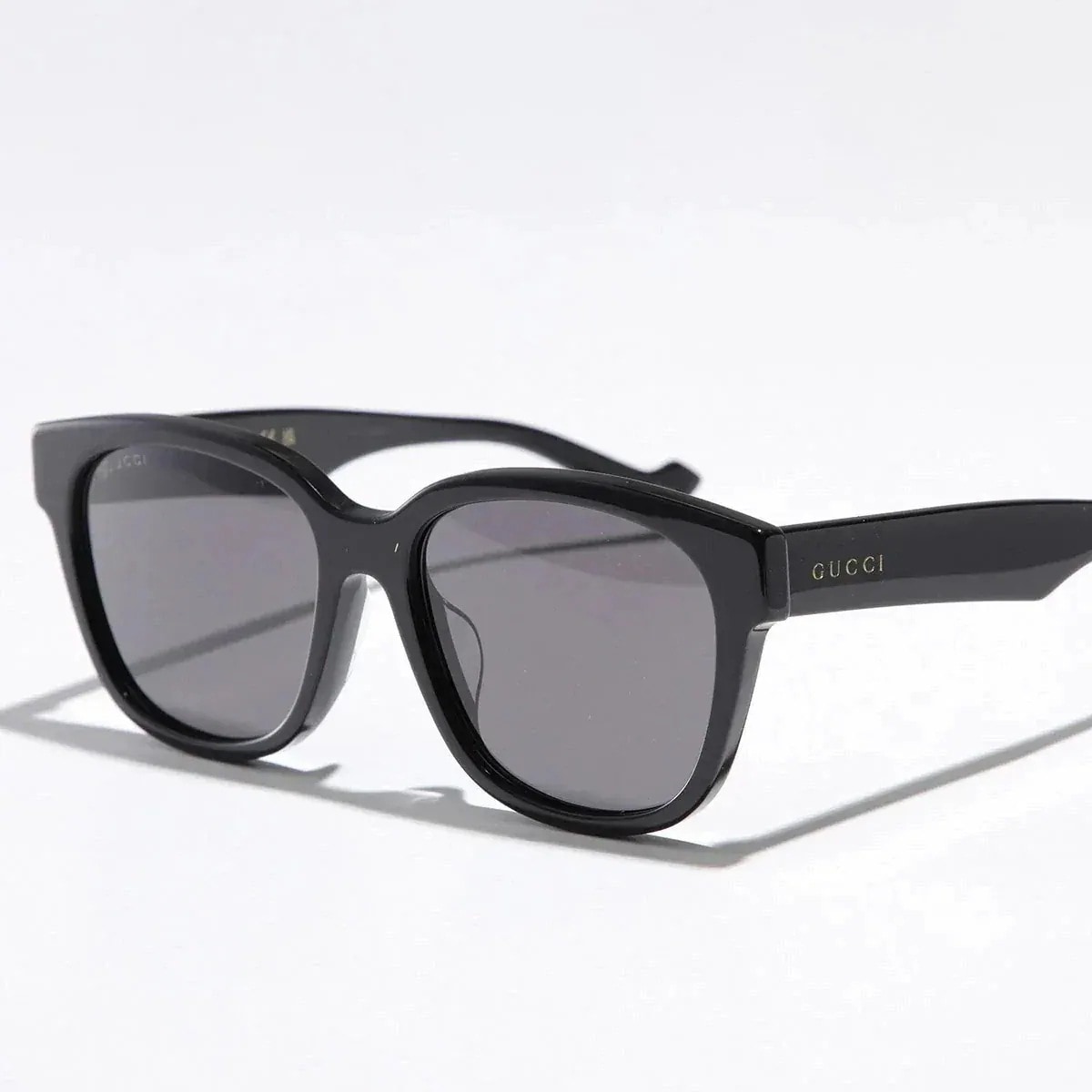 GUCCI グッチ サングラス GG1430SK レディース ウェリントン型 ロゴ フルリム アジアンフィット メガネ 眼鏡 ロゴ アイウェア 001/BLAC