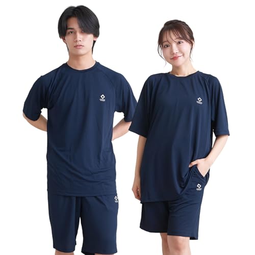 [ルアンナジェナ] 【雑誌Tarzan掲載】 リラクシングウェア パジャマ ルームウェア 上下セット メンズ レディース ユニセックス 半袖 ハーフパンツ 夏用 プレゼント ギフト (JP, アルファ