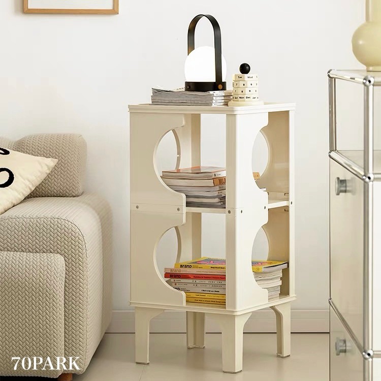 脚付き カーブ 三段 収納 ディスプレイ ラック サイドテーブル テーブル おしゃれ 韓国インテリア 韓国雑貨 韓国っぽ インテリア雑貨 韓国 70PARK