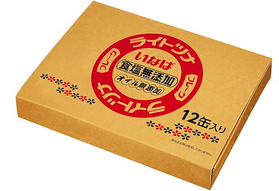 他サイト： いなば食品 いなば ライトツナ食塩無添加 70g×12缶入の商品画像