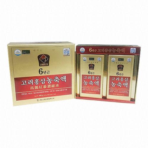 [高麗人参]大韓紅参振興公社6年根高麗紅参濃縮液240g/2本(480g) / Korean 6 y 13,000円