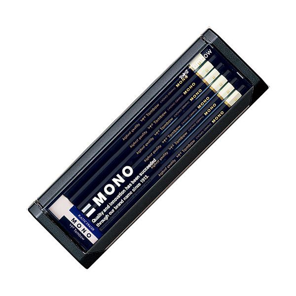 (5セット) トンボ鉛筆 鉛筆 モノ B 1ダース(12本) Tombow-MONO-BX5