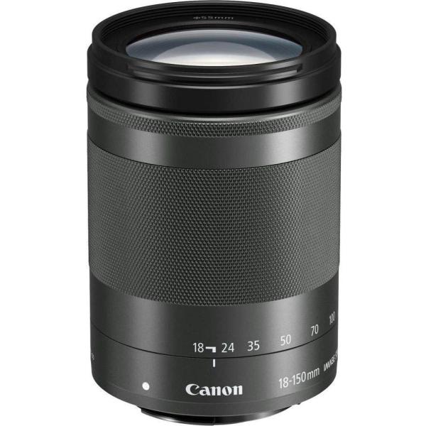 【中古】キヤノン Canon 望遠ズームレンズ EF-M18-150mm F3.5-6.3 IS STM ミラーレス専用 グラファイト EF-M18-150ISSTM