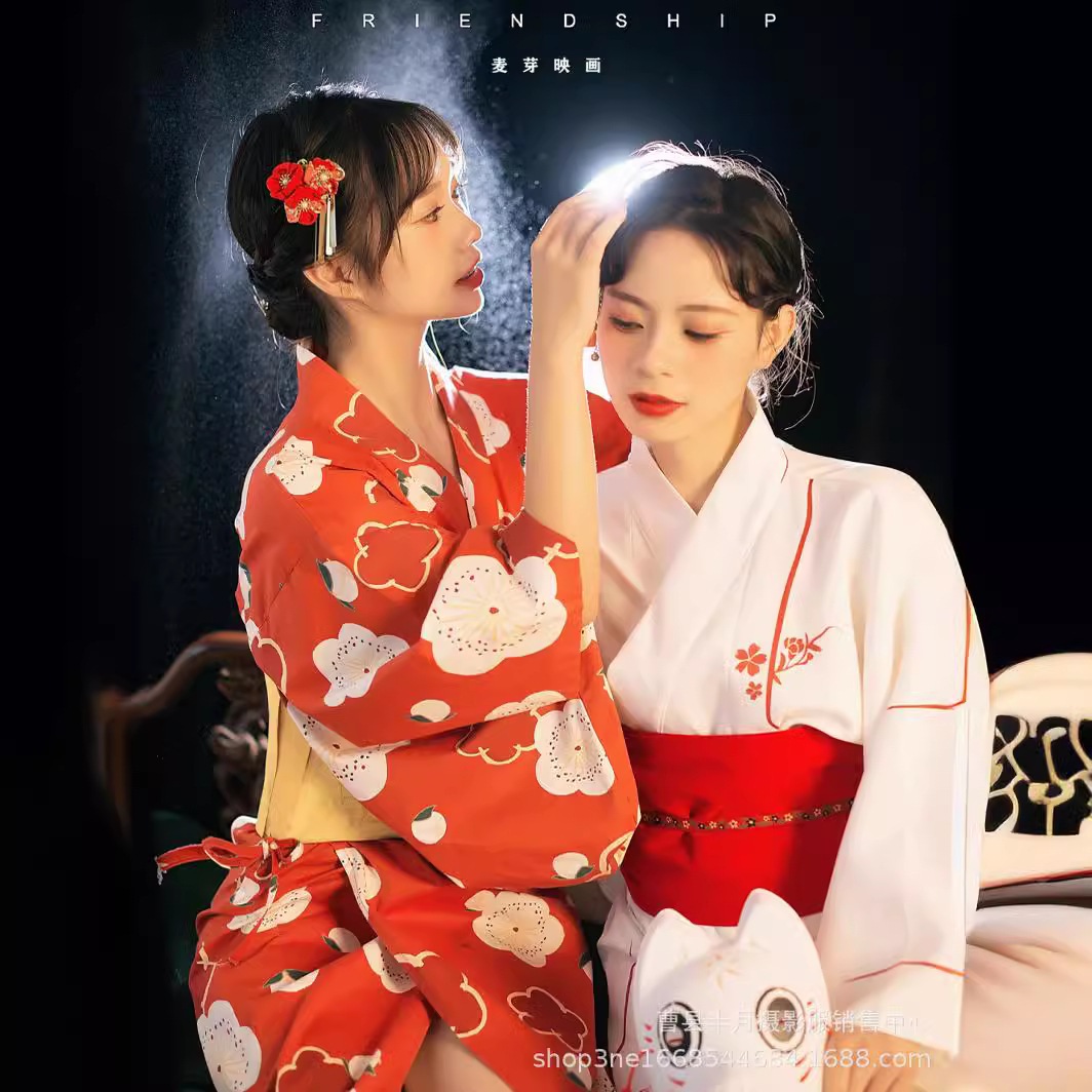 衣装テーマ撮影衣装改良式和服風伝統唯美神明少女和服