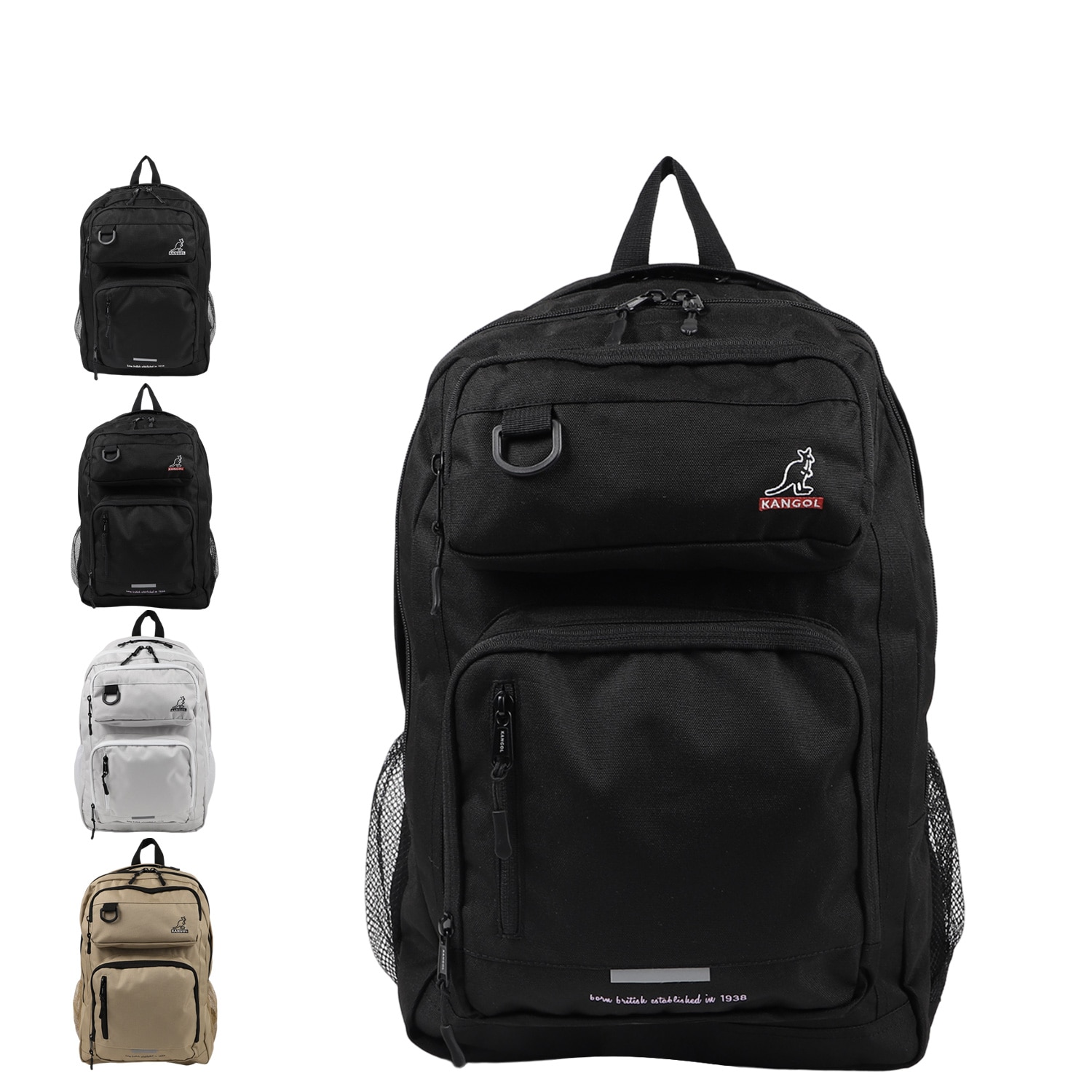 リュック バッグ バックパック メンズ レディース 19L ブラック グレー ベージュ 黒 KGSA-BG00196