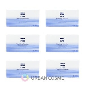 CAC化粧品 ウォッシングパウダー 1.1g75包 6個セット 無添加 防腐剤 保存料 天然由来 敏感肌 アミノ酸 洗顔料 洗髪 使い切り 角質 汚れ 皮脂 毛穴 黒ずみ 透明感