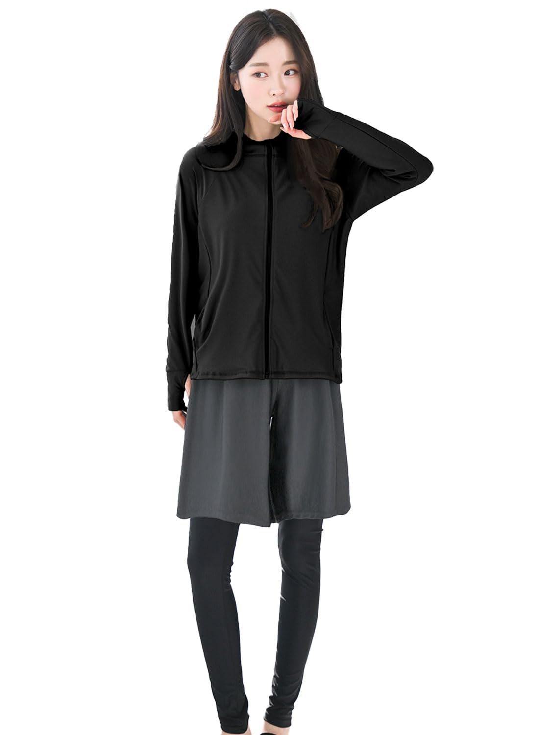 [Ｄｅａｒ　Ｃｏｌｏｇｎｅ] UVカット ラッシュガード 水着 5点セット レディース 体型カバー タンクトップ かわいい おしゃれ イエベ ブルベ 水陸両用 rs005set5