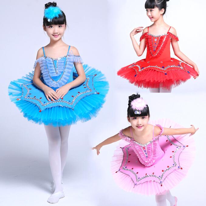 キッズ可愛いダンスドレス バレエダンスドレス チュチュスカート スパンコール 子供舞台ダンス衣装 女の子ワンピース ステージ演出衣装 舞台団体服 ダンスウェア ダンス発表会 学園祭 コンクール オー