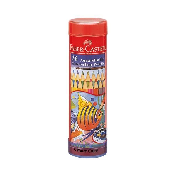 （まとめ） ファーバーカステル 水彩色鉛筆 丸缶36色 TFC-115936 1セット 3セット