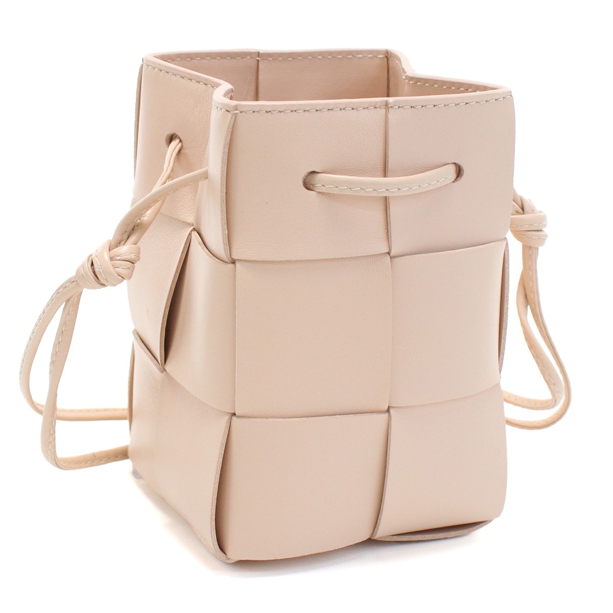BOTTEGA VENETA ボッテガ・ヴェネタ 680217 斜め掛け ショルダーバッグ ピンク系 ピンク レディース