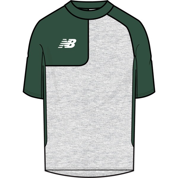 ニューバランス new balance BP ベースボールアシンメトリ― ショートスリーブトップ 右投げ用 野球＆ソフトボール 半袖Tシャツ MT41704R-TDG