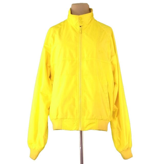アウター ブルゾン シングルZIP S イエロー 中古