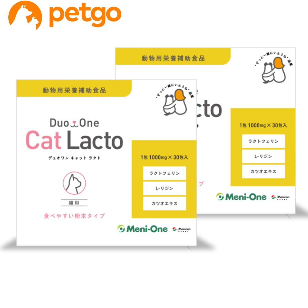 【2個セット】Duo One Cat Lacto（デュオワンキャットラクト）猫用 30包入り