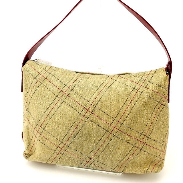 ショルダーバッグ ワンショルダー ベージュ レッド 中古 8,570円