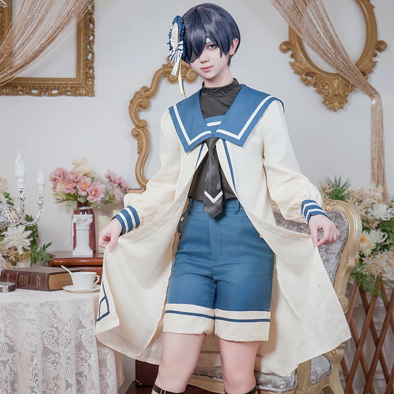 コスプレ コニチワ 黒執事 チャーボソースホタテセーラー服衣装
