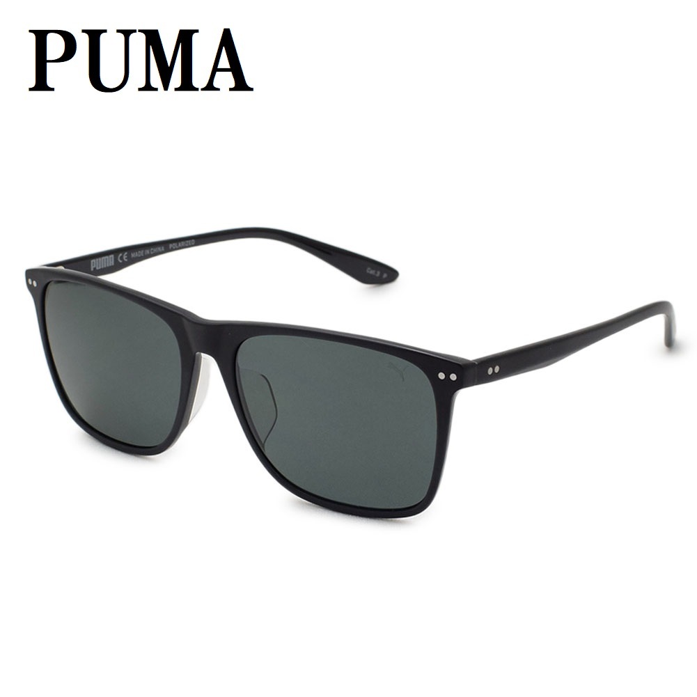 サングラス PU0127SA 001 57 アジアンフィット メガネ 眼鏡 UVカット 紫外線カット 偏光レンズ メンズ グレー ブラック