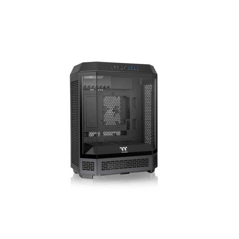 THERMALTAKE　PCケース ［ATX /Micro ATX /Mini-ITX］ The Tower 600 Black ブラック　CA-1Z1-00M1WN-00