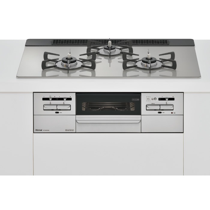 ビルトインガスコンロ 75cm 都市ガス用 ガラストップ ココットプレート付属 RS71W35T2DGAVW-13A