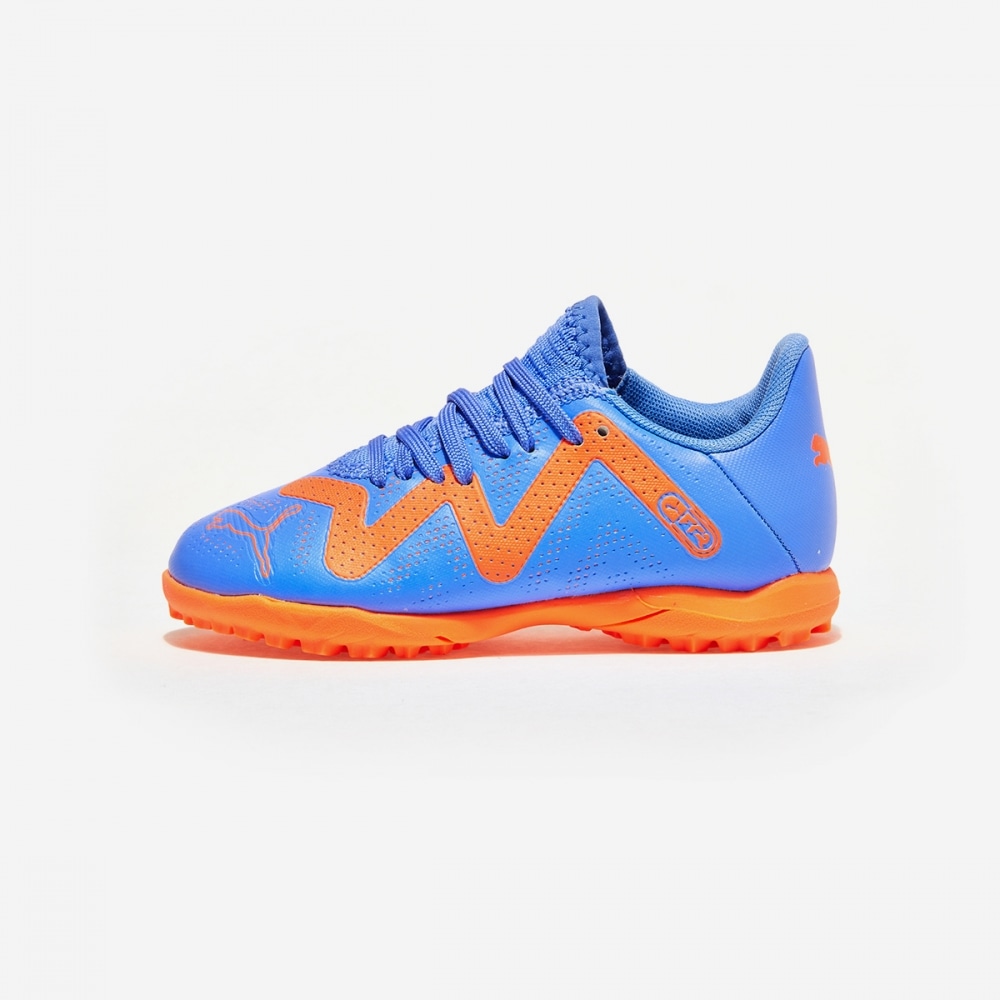 プーマフューチャープレイTTジュニア (Blue Glimmer-PUMA White-Ultra Orange)