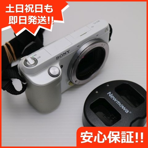 美品 NEX-F3 ホワイト ボディ デジ1 SONY 147 17,400円