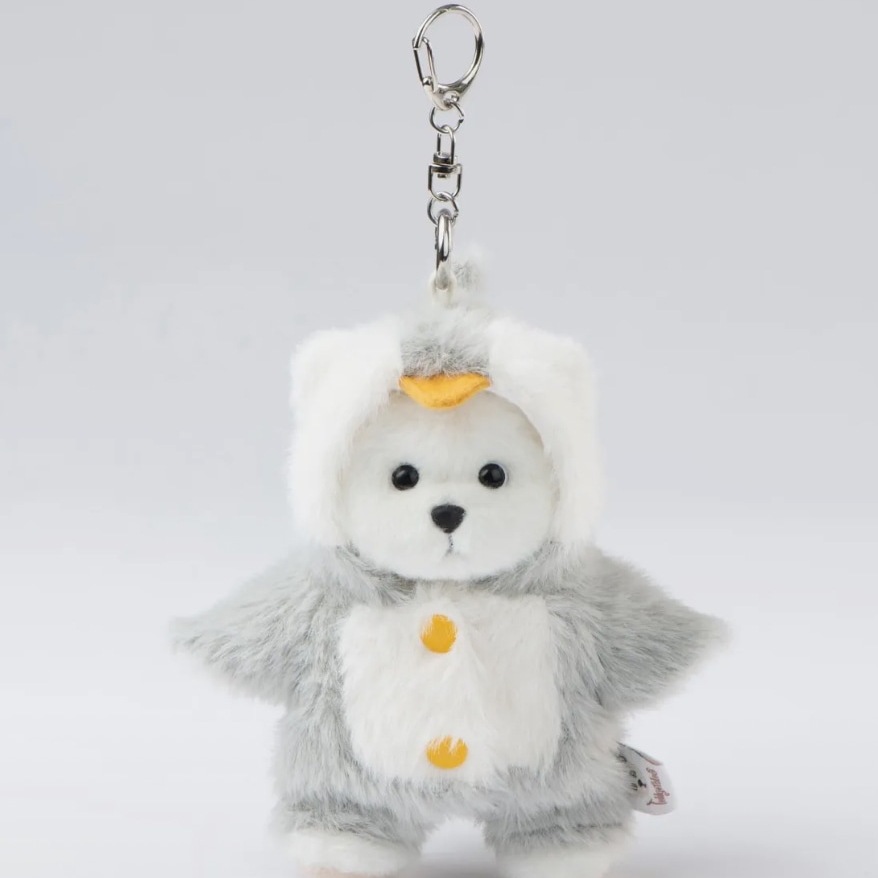 レナベア ペンギン ジャンプスーツ キーリング ホワイト