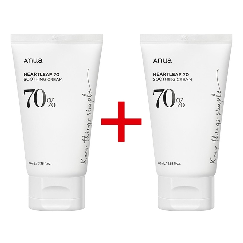 ドクダミ70％スージングクリーム, 100ml+100ml乳液・クリーム