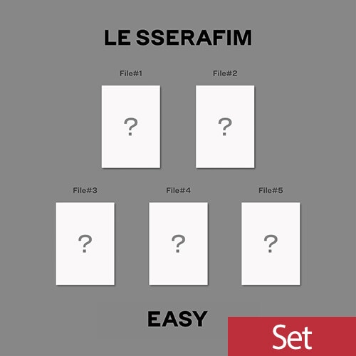 LE SSERAFIM - ミニ3集 EASY(COMPACT ver.) [バージョン5種セット]