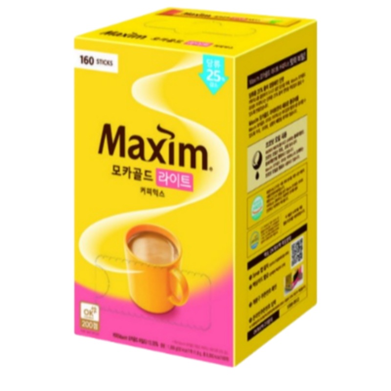 [11.8g X 160個] 糖類を25%減らしてすっきりしたドットマン/モカゴールドライト/美味しい割合で糖類を減らして気軽に楽しむコーヒー