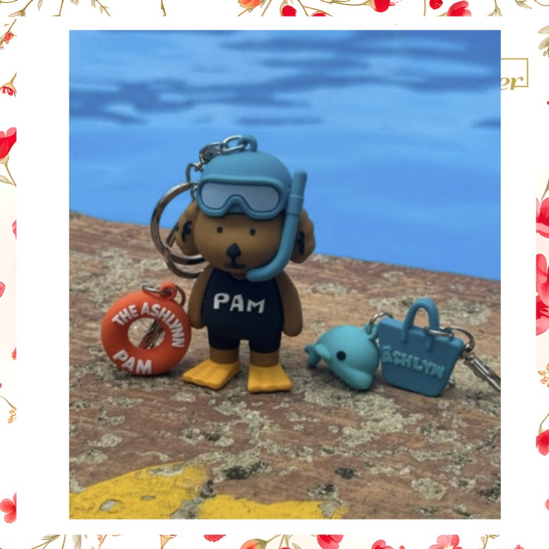 SCUBA PAM KEYRING SET