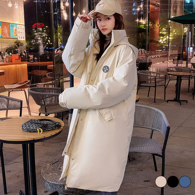 中綿コート フード付き レディース コート 厚手 冬 アウター ハイネック 防寒 フード付きコート 体型カバー おしゃれ 冬コート 中綿 フワフワ 防風　通勤 通学 ブラック ブルー ベージュ