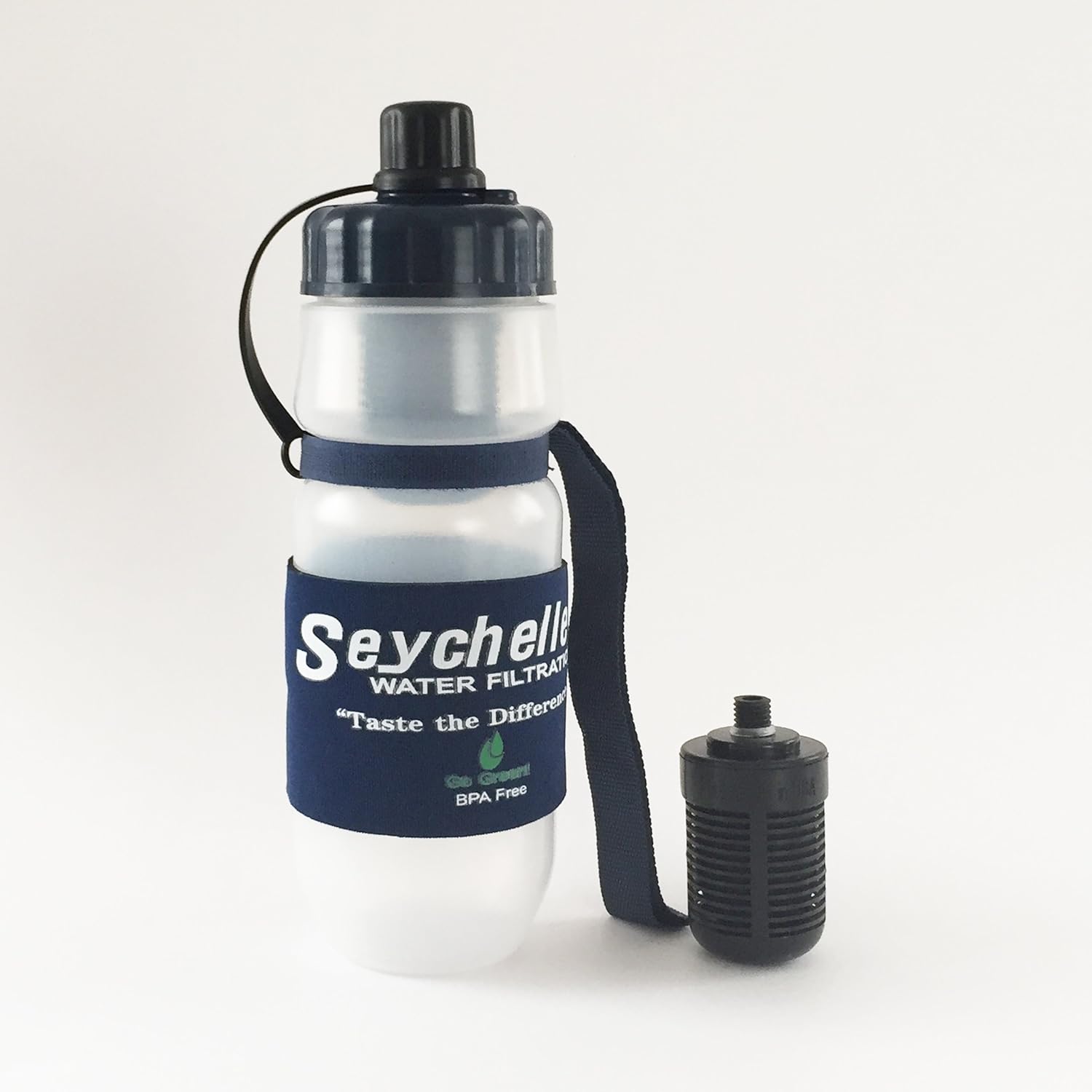 Seychelle セイシェル「携帯浄水ボトル」＋「交換フィルター」お得セット【日本正規品】