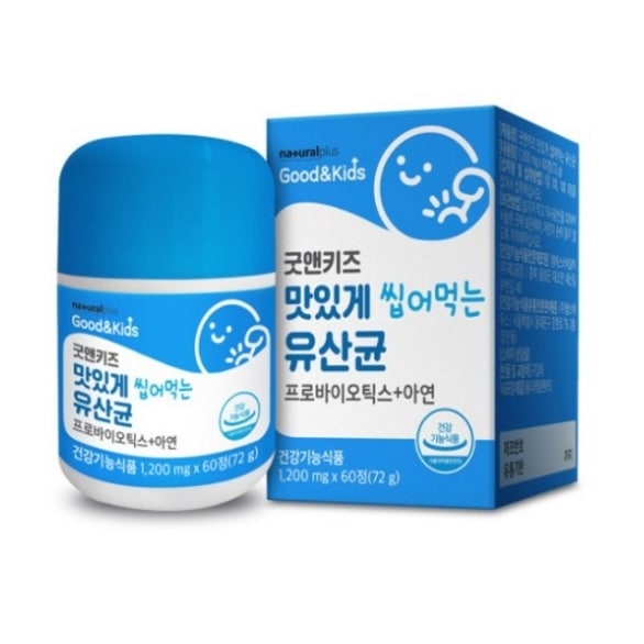 NATURAL PLUS Good Kids Chewing Lactobacillus 1.200mg x 60カプセルの免疫機能ファミリー