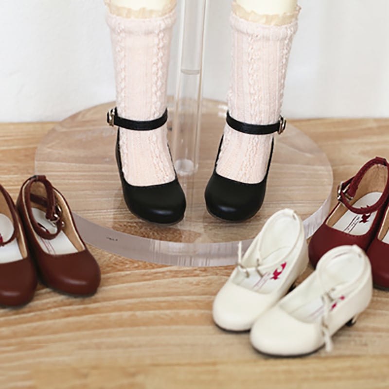 1/4 1/6ドールシューズ 人形靴 ハイヒール ブラック ブラウン MSD 靴 YOSDサイズドール靴