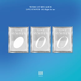 【3種セット】【公式】【ウォノ】【WONHO】「1st Mini Album Part.1 Love Synonym : (#1) Right for me」【必ずチャート反映】