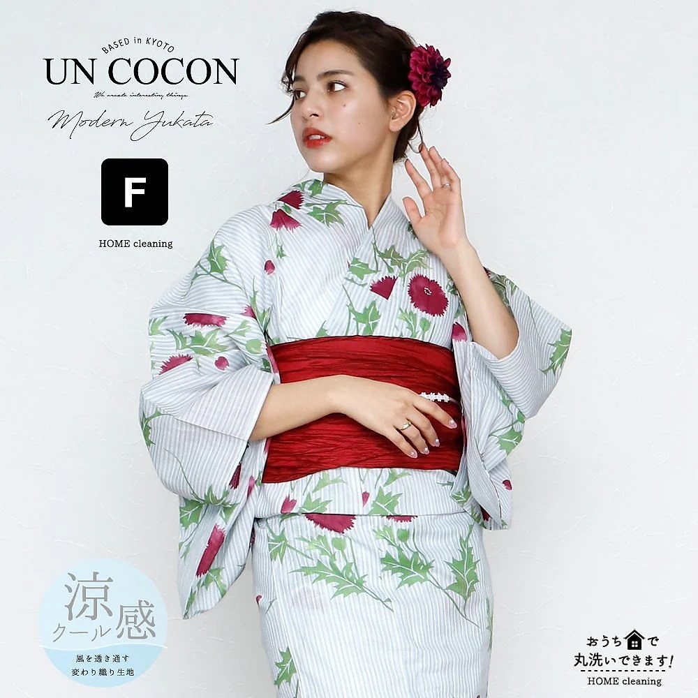 国内発送　女性浴衣　レディース浴衣　浴衣　単品　浴衣単品　仕立て上がり　レディース　女性用　浴衣12