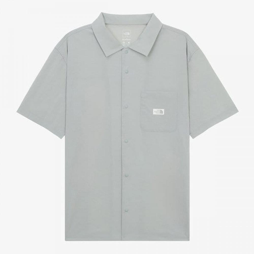 [ノースフェイス公式] NH8SR01B メンズフロスト半袖シャツ_クールグレー