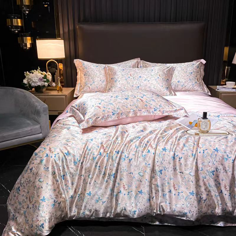 シルクの布団カバー 寝具セット シルクのシーツ 布団カバーセット /シルクの枕カバー 掛け布団カバー/敷布団カバー/寝具カバーセット 7,352円