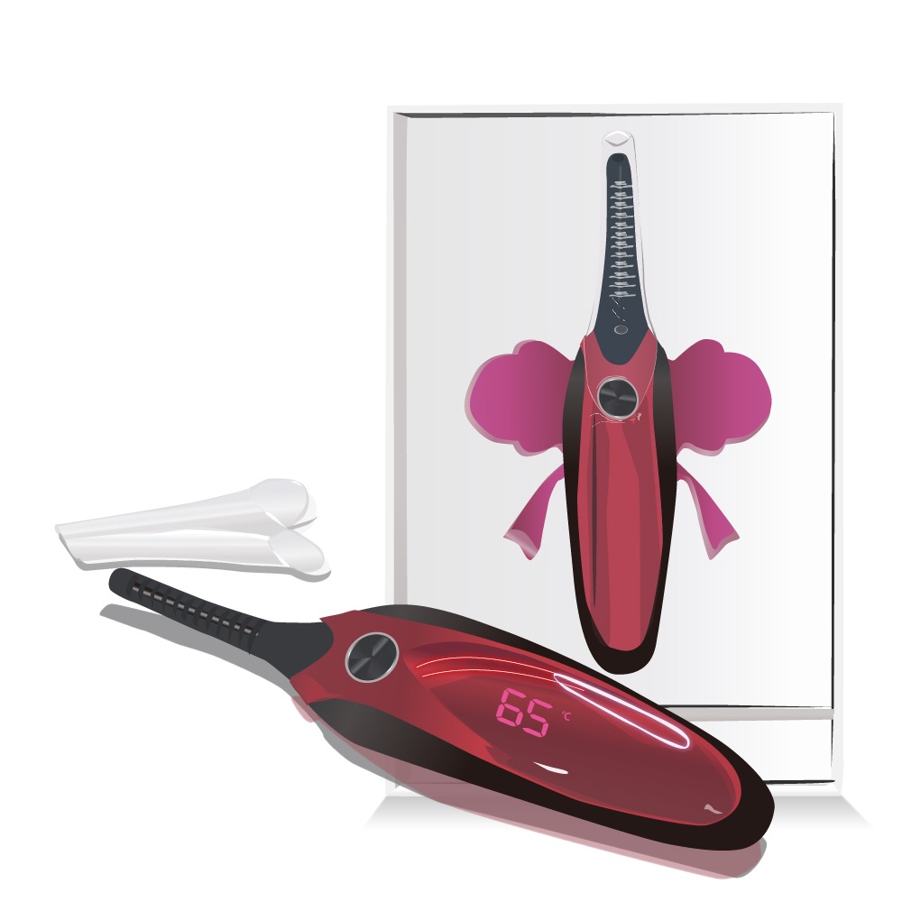 宅配便 SOKUYAKUビューティーセレクション ホットビューラー　USB 充電式　温度調節自由 スティック型 まつ毛 上向き キープ