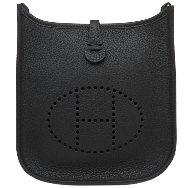エルメス HERMES ショルダーバッグ エヴリンTPM トリヨンクレマンス ブラック ゴールド金具 新品 未使用 黒 W刻印（2024年製） 【箱】【中古】