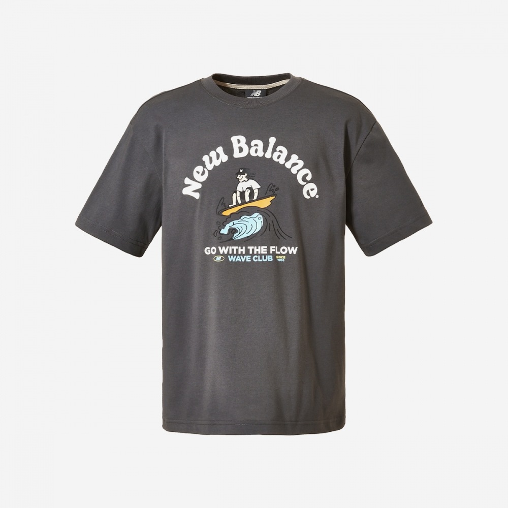 ニューバランス UNI NB ボーイサーフショーツ T シャツ NBNEEB1643-(60) チャコール